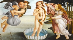 Homage to Sandro Botticelli's The Birth of Venus