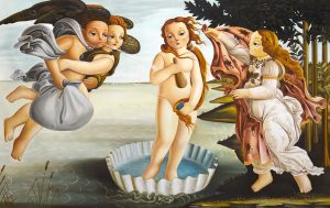 Homage to Sandro Botticelli's The Birth of Venus