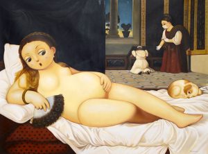 Homage to Titian's The Venus of Urbino
